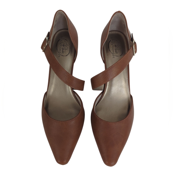 Life Stride Kamala Simply Comfort Faux Leather Pumps 9.5M Brown - Picture 9 of 16